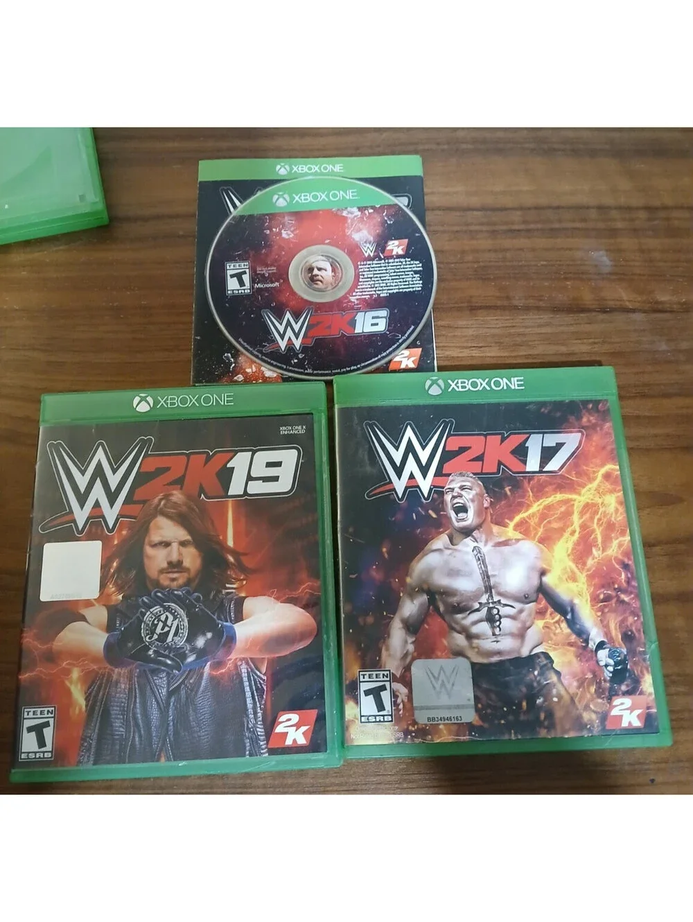 WWE 2K16, 2K17 & 2K19 (Xbox One) Bundle